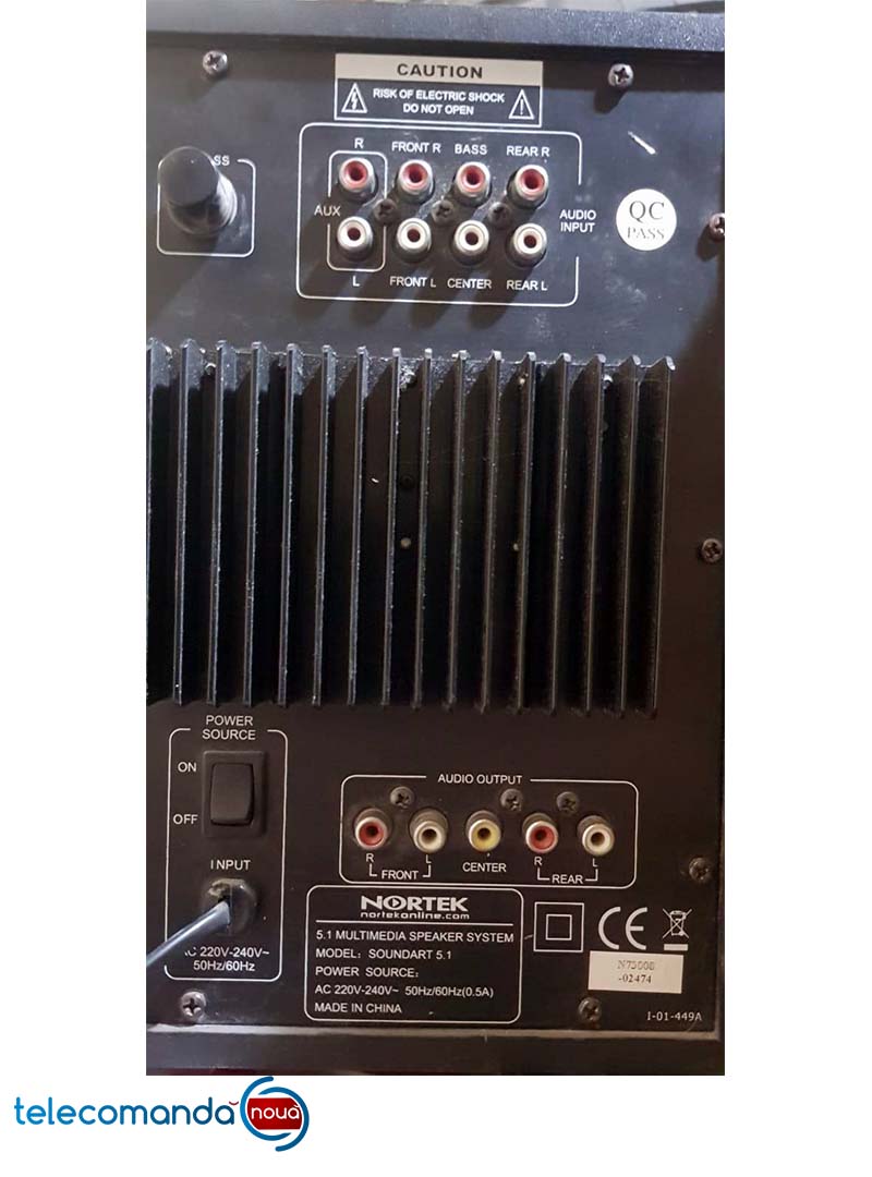 Telecomanda inlocuitoare NORTEK SOUNDART 5.1 - imagine 4