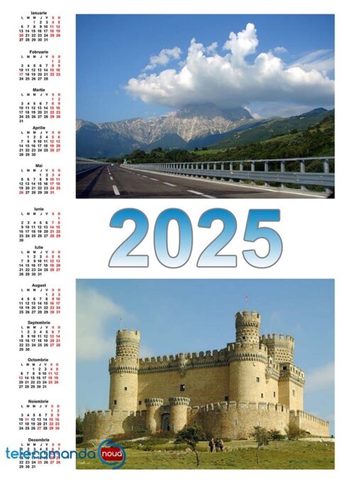 Calendar personalizat cu  doua poze