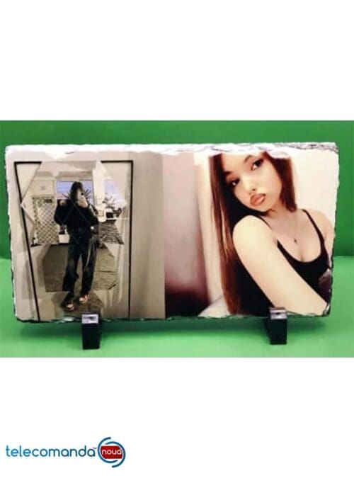 Placa ardezie  22 x 12  cu doua poze
